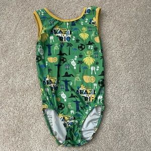 Rare Rio Olympic plum gymnastics leotard, size adult small